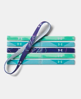 Girls' UA Graphic Headbands - 6 Pack 2 Colors Available $14.99