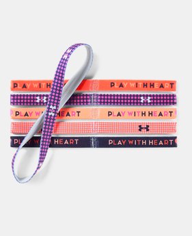 Girls' UA Graphic Headbands - 6 Pack 1 Color Available $14.99