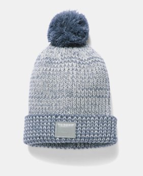 New Arrival Girls' UA Shimmer Pom Beanie 2 Colors $29.99