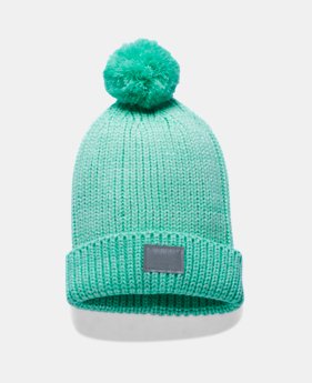 Girls' UA Shimmer Pom Beanie 1 Color $10.68