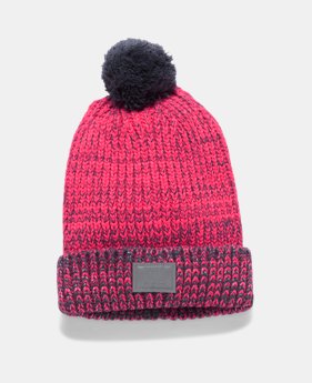 Girls' UA Shimmer Pom Beanie $24.99