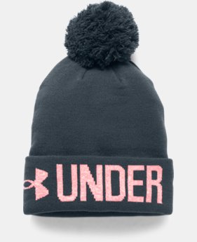 Women's UA Graphic Pom Beanie 2 Colors $10.49 to $10.68