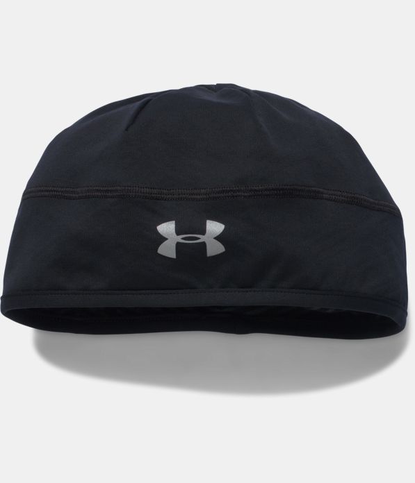 Women's UA No Breaks ColdGear® Infrared Beanie, Black ,
