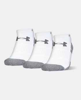 Men's UA Performance No Show Socks – 3-Pack 2 Colors $18