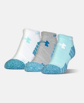 Men's UA Performance No Show Socks – 3-Pack 2 Colors $18