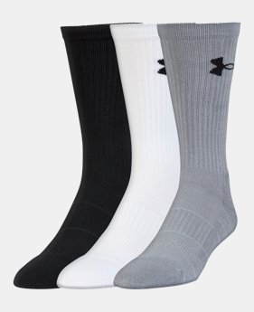 Best Seller UA Performance Crew Socks – 3-Pack 1 Color Available $20