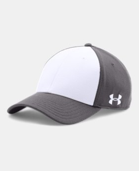Men's UA Color Blocked Stretch Fit Cap 1 Color Available $19.99