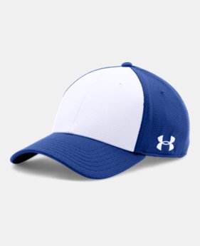 Men's UA Color Blocked Stretch Fit Cap 1 Color Available $19.99