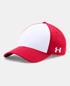 Men's UA Color Blocked Stretch Fit Cap 1 Color Available $19.99