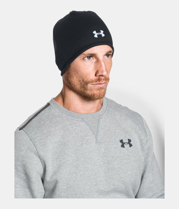 Men's UA Storm ColdGear® Infrared Beanie, Black ,