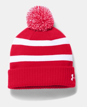 Men‘s UA Pom Beanie 1 Color Available $29.99
