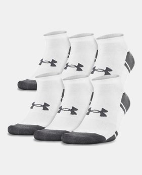 Men's UA Resistor III No Show Socks – 6-Pack 1 Color Available $25.99
