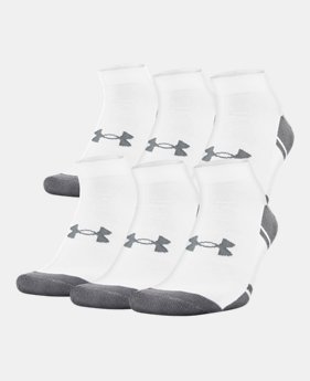 Men's UA Resistor III Lo Cut Socks – 6-Pack 2 Colors $25.99