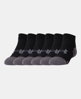 Boys' UA Resistor III Lo Cut Socks – 6-Pack 1 Color $21