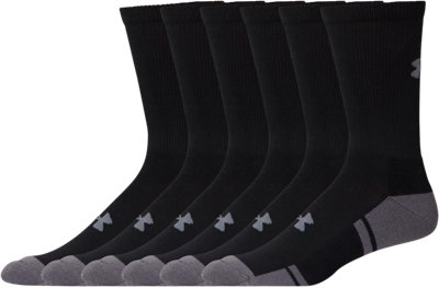 Men's UA Resistor III Crew Socks 6Pack Under Armour US