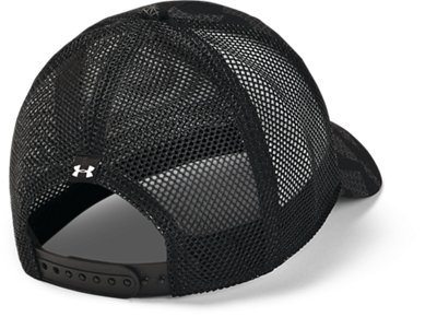 black trucker hat mens
