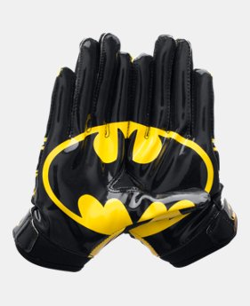 Boys' Under Armour® Alter Ego Batman F5 Football Gloves 1 Color $20.24