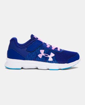 Girls’ Pre-School UA Speed Swift AC Running Shoes 1 Color $59.99