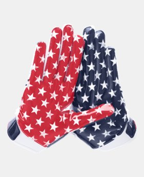 Boys' UA Pipeline F5 Football Gloves 1 Color $26.99