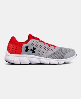 Best Seller Boys‘ Grade School UA Micro G® Rave Running Shoes 4 Colors $54.99