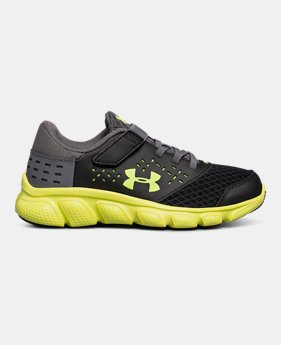 Boys‘ Pre-School UA Micro G® Rave Adjustable Closure Running Shoes 1 Color Available $35.99