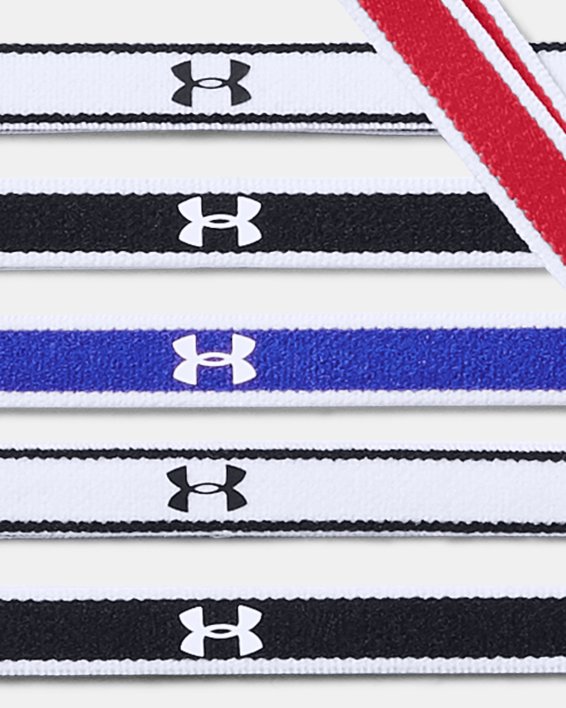 Women's UA Mini Headbands - 6 Pack in Red image number 0