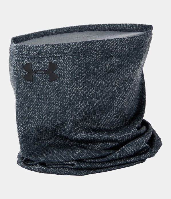 Men's UA Outdoor Performance Neck Gaiter, STEALTH GRAY,