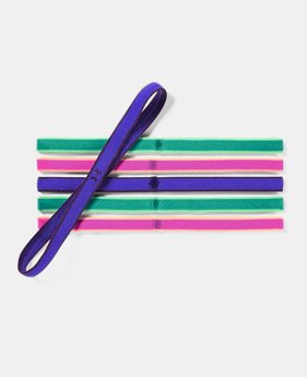 Girls' UA Mini Headbands – 6-Pack FREE U.S. SHIPPING 6 Colors Available $9.99