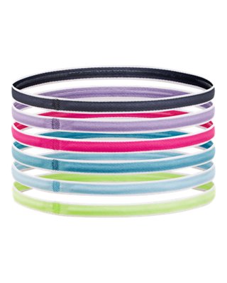 Minicintas para el pelo UA - Paquete de seis, Blue, pdpMainDesktop image number 1