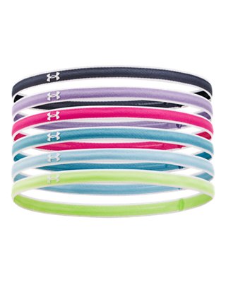 Minicintas para el pelo UA - Paquete de seis, Blue, pdpMainDesktop image number 0