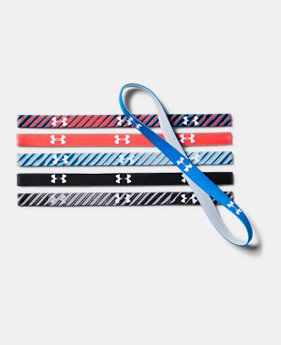 Women's UA Graphic Mini Headbands – 6-Pack 2 Colors Available $14.99