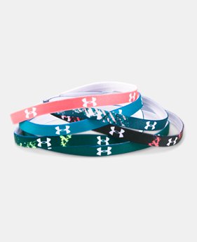 Women's UA Graphic Mini Headbands – 6-Pack 1 Color $14.99