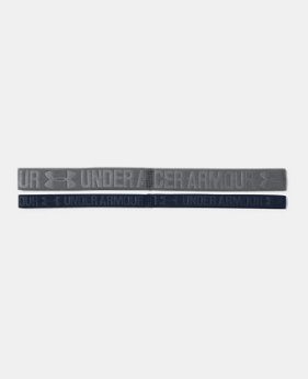 Women's UA Embossed Headbands – 2 Pack 1 Color Available $7.49