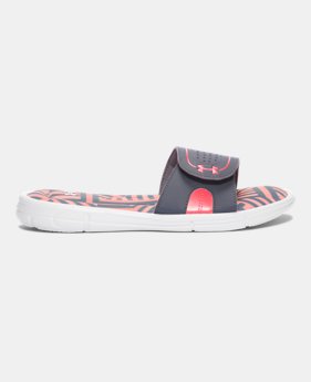 Women's UA Ignite Maze VIII Slides 4 Colors $26.99