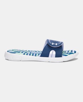 Women's UA Ignite Maze VIII Slides 2 Colors $34.99