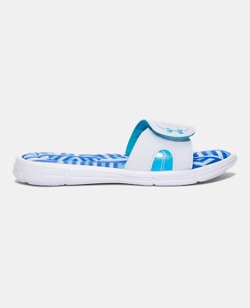 Women's UA Ignite Maze VIII Slides 1 Color $34.99
