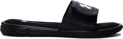 under armour slides black