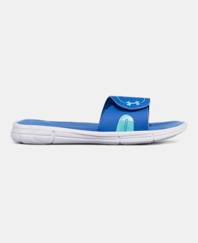 Women's UA Ignite VIII Slides 1 Color Available $31.99