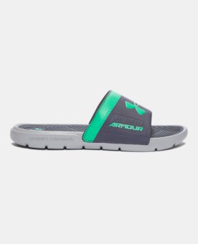 Boys' UA Playmaker VI Slides 1 Color $24.99
