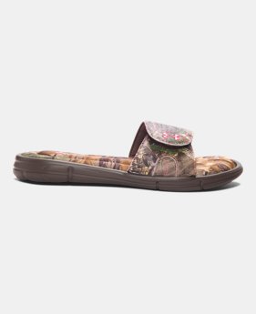 Women's UA Ignite Camo VII Slides FREE U.S. SHIPPING 1 Color Available $26.99