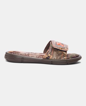 Boys' UA Ignite Camo V Slides 1 Color $34.99