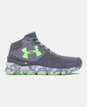 Boys' Grade School UA Overdrive Mid Marble Running Shoes 4 Colors $69.99