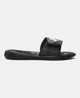Boys' UA Mercenary VIII Slides 3 Colors $34.99