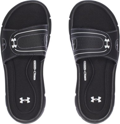 girls under armour flip flops