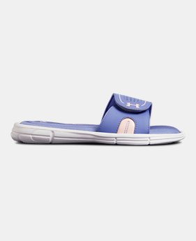 Girls' UA Ignite VIII Slides 1 Color Available $34.99