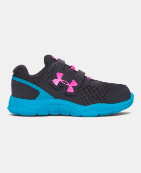 New Arrival Girls' Infant UA Engage 3 Adjustable Closure Shoes 1 Color $39.99