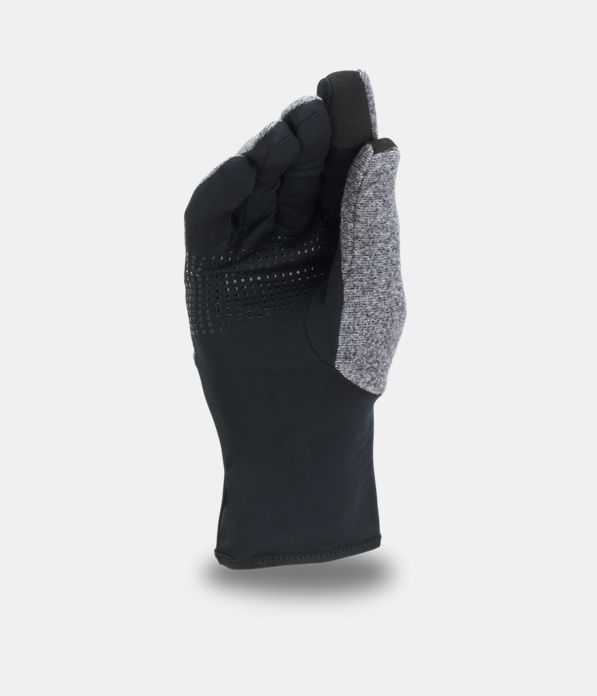 Women's NFL Combine Authentic UA ColdGear® Infrared Fleece Gloves, New York Giants,