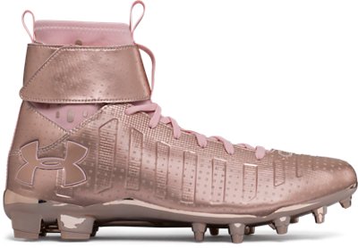 metallic gold football cleats