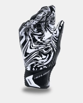Men's UA Highlight Pro Football Gloves 1 Color $54.99