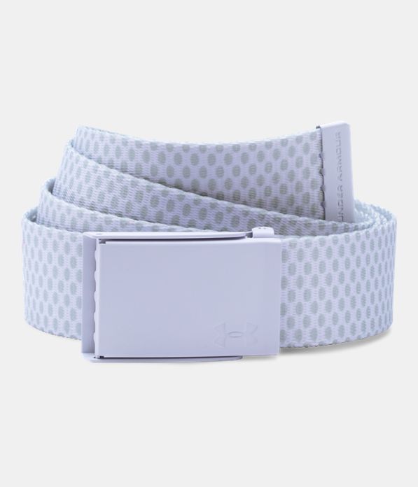 Women's UA Printed Webbing Belt, LAVENDER ICE,